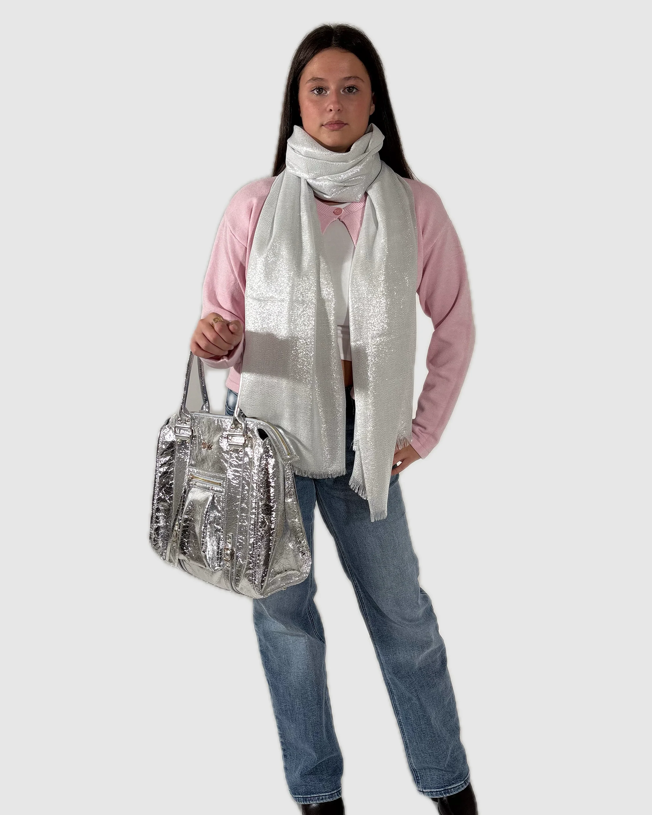 Sac ELENA pour les cours ARGENTÉ - Image 5