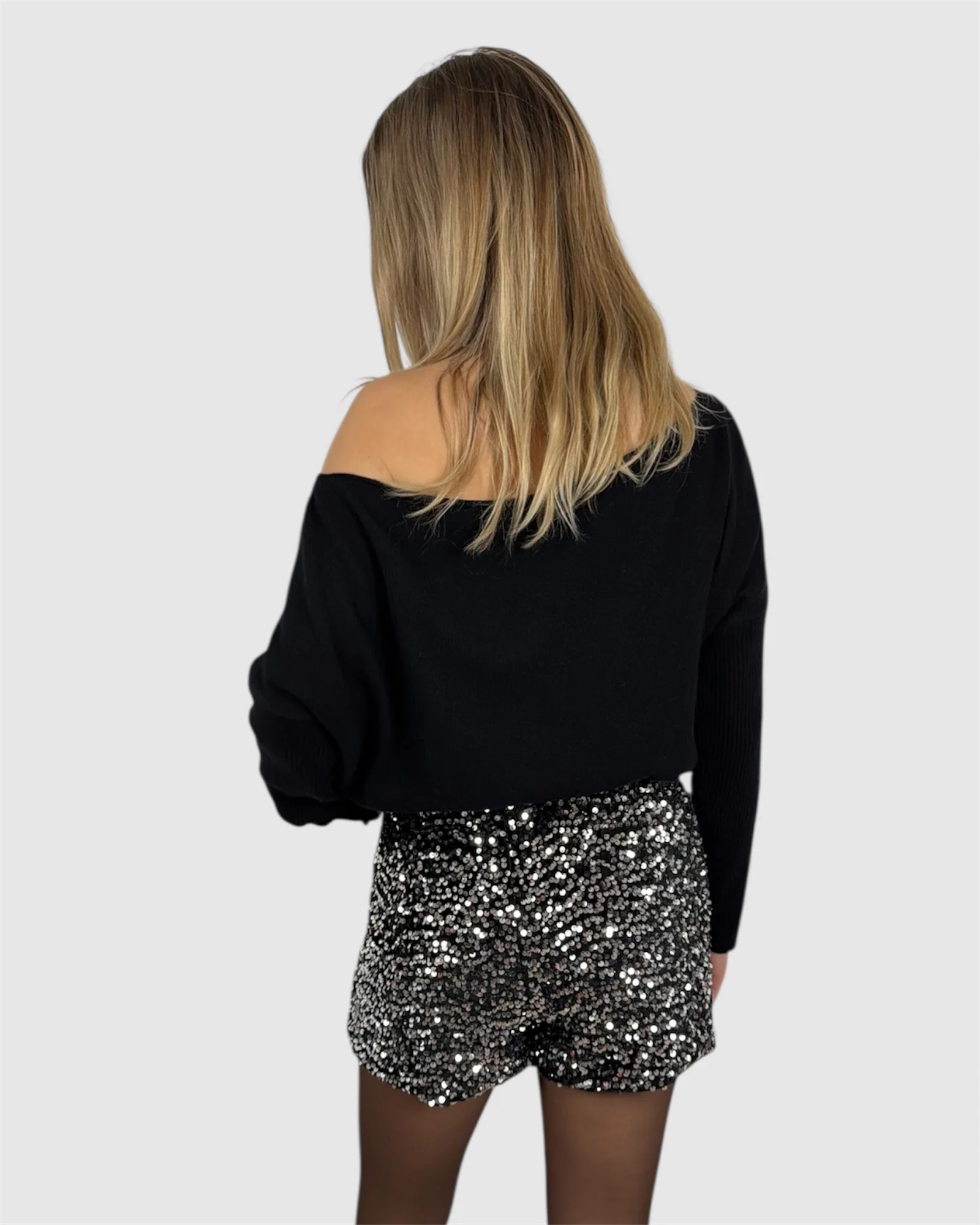 Short ELINA argenté - Image 3