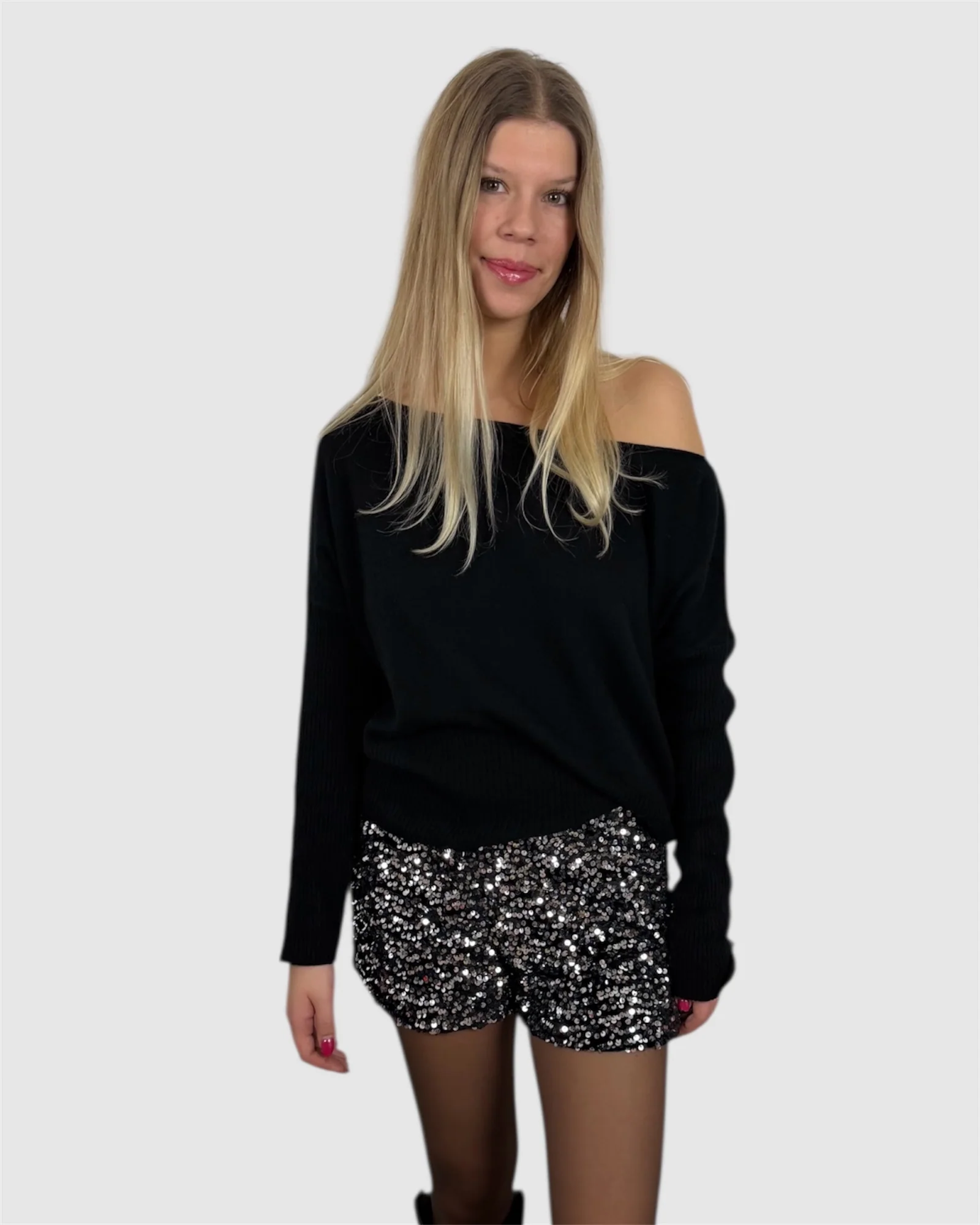 Short ELINA argenté - Image 4